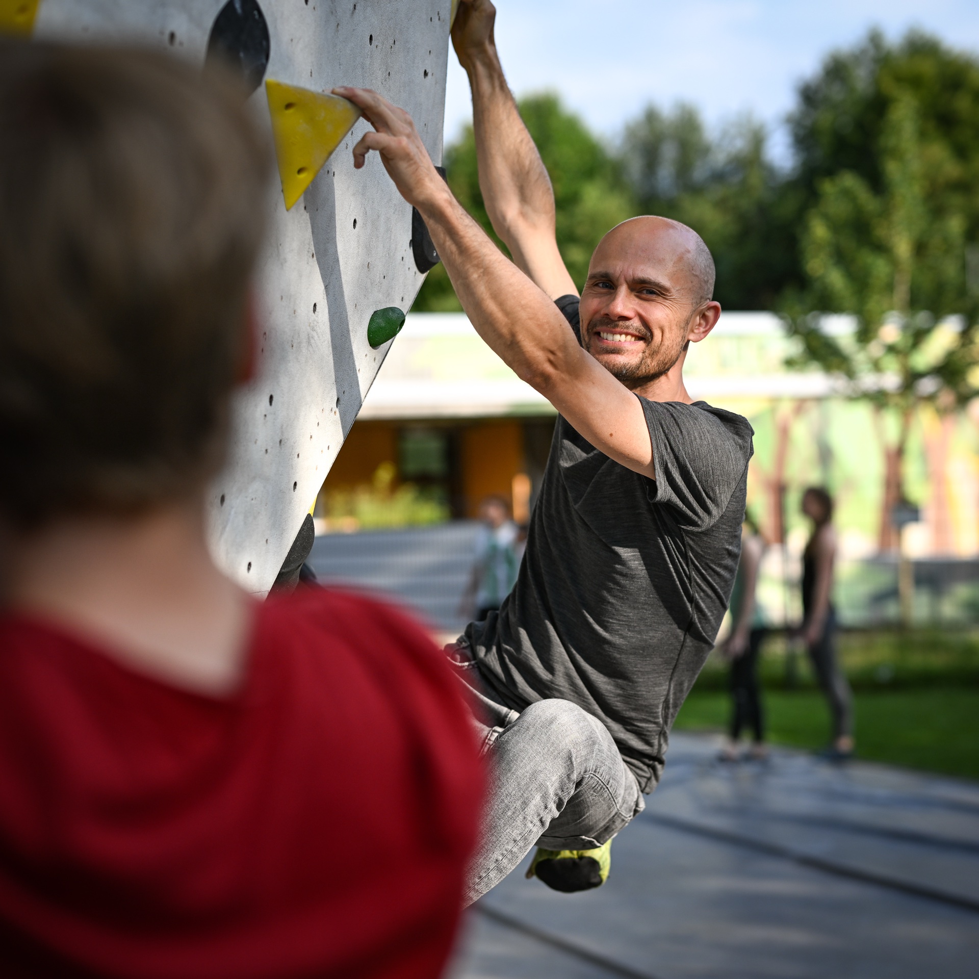 Boulderer Außenbereich